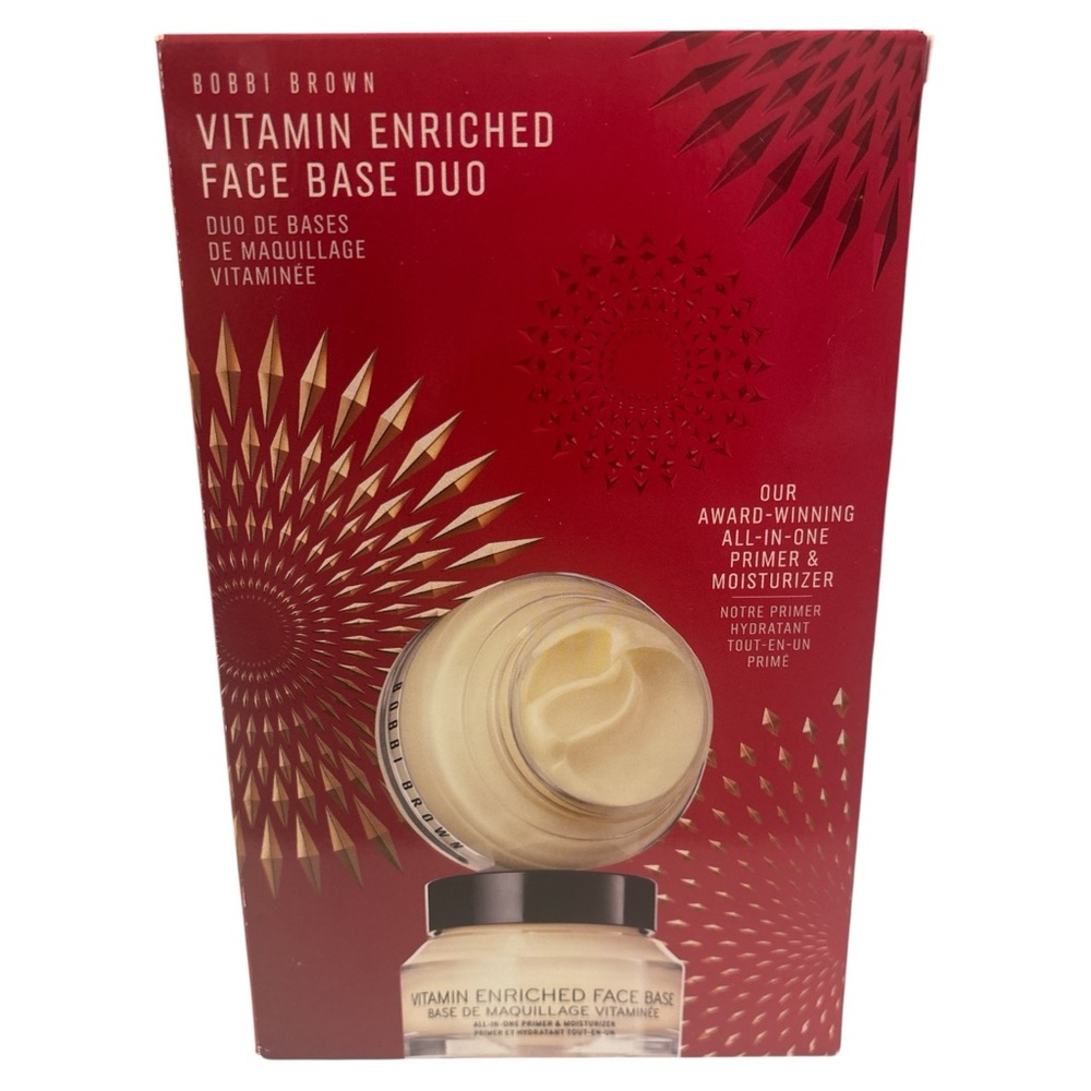 NIB Bobbi Brown Vitamin Enriched Face Base Duo- 2 full size jars